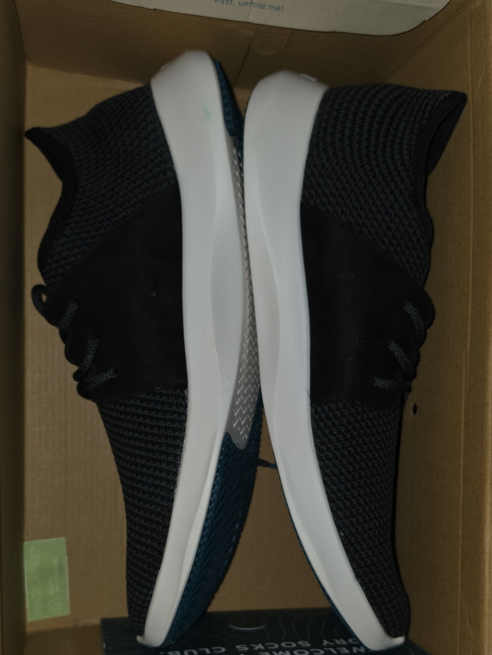 Vessi Midnight Black Everyday Classic Sneakers with White Sole
